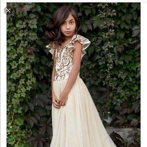 Joyfolie Gold Ivy Dress